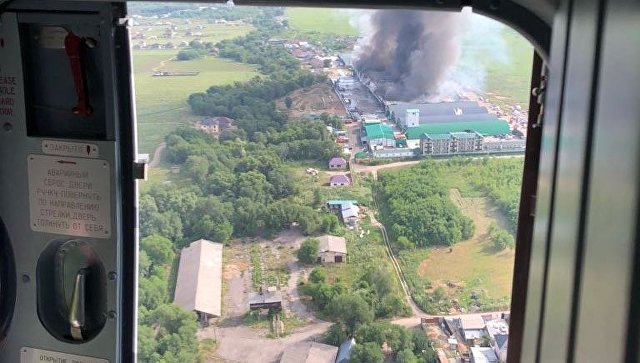 В Алма-Ате локализовали пожар на складах