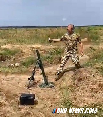Пашинский собственноручно протестировал новый украинский 60-мм миномет