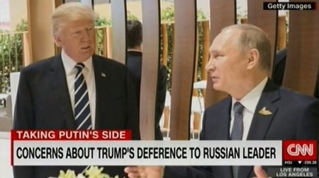 CNN гадает, почему Трамп постоянно поддакивает Путину