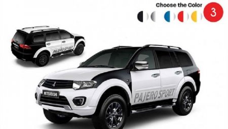 Внедорожник Mitsubishi Pajero Sport вышел в новой версии Splash