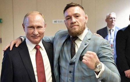 Макгрегор похвалился снимком с Путиным на финале ЧМ-2018