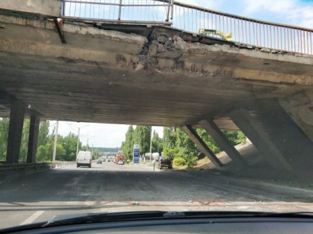 Чудо на воронежских «Крестах» показали водители на видео