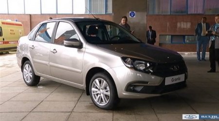 Обновлённый седан LADA Granta в X-стиле впервые показался «живьем»