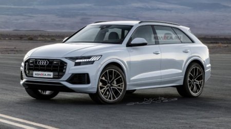 В интернете опубликовали первые рендеры Audi Q9