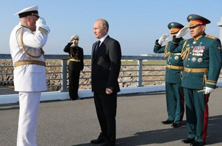 Путин заявил о важности флота ВМФ в борьбе с терроризмом