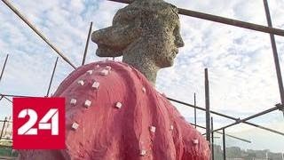 В Москве восстановят скульптуры на домах у Калужской заставы - Россия 24