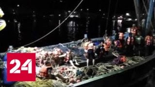 Шансов спасти туристов, пропавших при крушении катера в Таиланде, почти нет - Россия 24