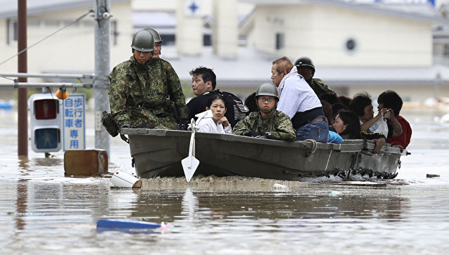В Японии число погибших из-за ливневых дождей увеличилось до 54 человек