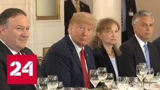 После встречи Путина и Трампа начались переговоры в расширенном составе - Россия 24