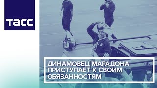 Динамовец Марадона приступает к своим обязанностям