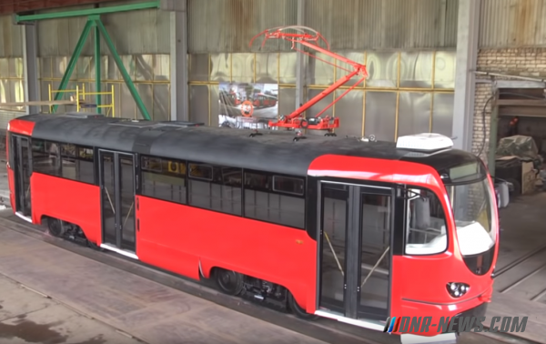 Первый трамвай отечественного производства вскоре выйдет на маршрут Донецка