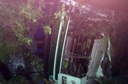 На Украине в ДТП с участием автобуса и авто пострадали 15 человек
