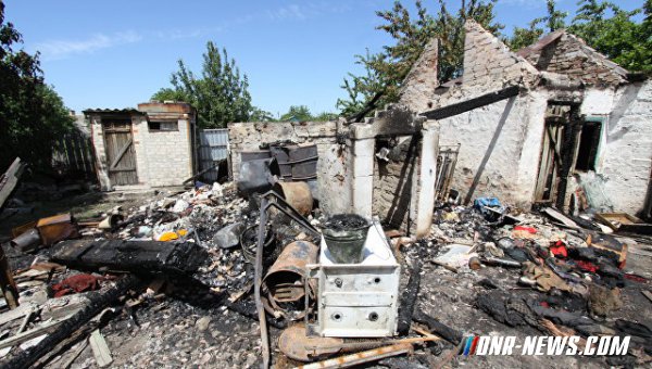 Два дома сгорели в селе Крутая Балка в результате обстрела со стороны ВСУ