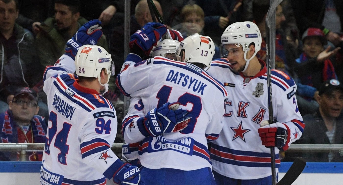 СКА разгромил "Куньлунь" в матче Sochi Hockey Open