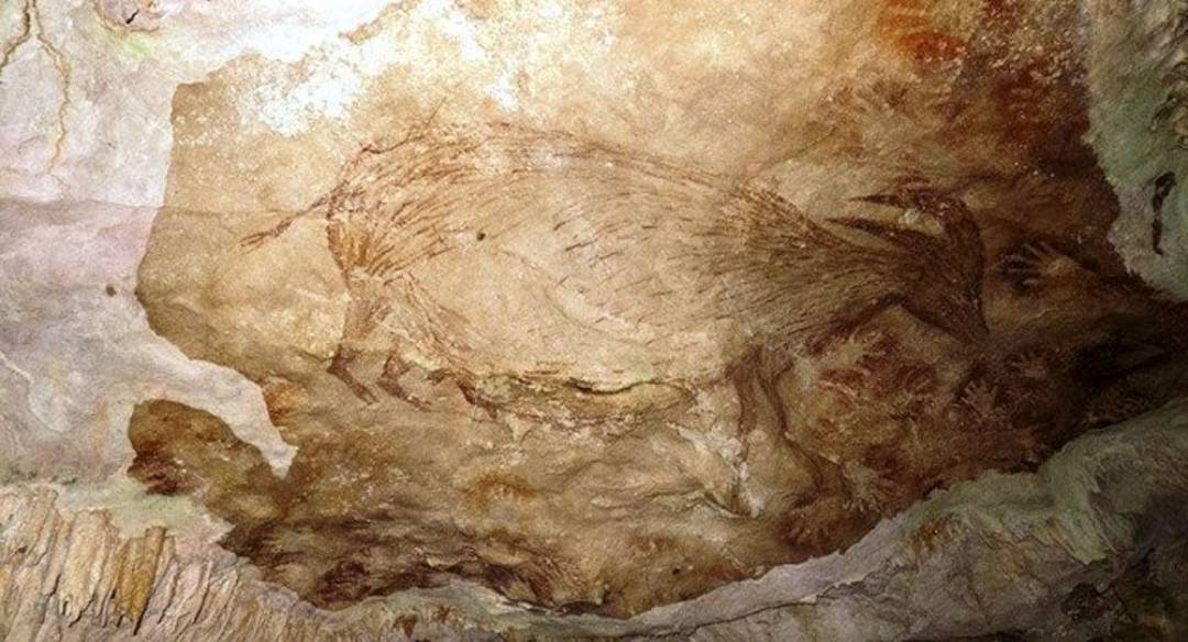 Самые древние наскальные рисунки нашли в пещерах Индонезии